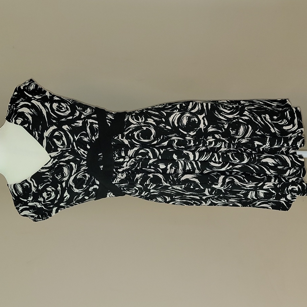 Jones New York Black and White Dress Size 6 - Picture 2 of 8